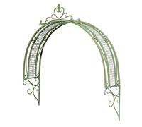 Wall Mounted Garden Arch,Iron Art Rose Arch,Retro Rustic Design,Outdoor Plants Climbing Arbors Arches Trellis,for Decoration Entrance Porches/Windows/Doors