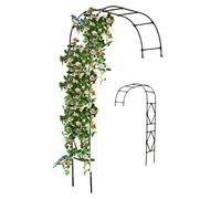 Wall-Mounted Garden Archway - Durable Climbing Frame and Plant Stand for Outdoor Gardens, Easy Setup