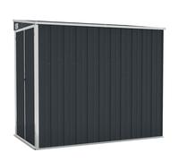 Wall-mounted Garden Shed Outdoor Tool Storage Shed Galvanised Steel vidaXL