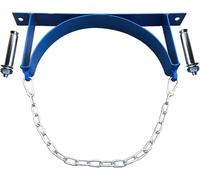 Wall-Mounted Gas Cylinder Storage Rack Steel Oxygen Cylinder Bracket Nitrogen/Argon/Propane Cylinder Bracket Rack(1 Bottle - 35cm (13 4/5"))