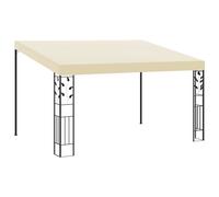 Wall-mounted Gazebo Patio Garden Pavilion Anthracite/Cream Multi Sizes vidaXL