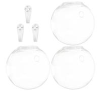 Wall Mounted Glass Plant Vases for Hydroponics | Decorative Wall Hanging Design, Delicate Creative Style, Suitable for Balcony and Office Use