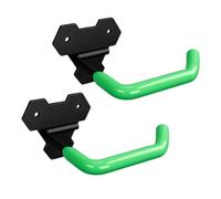 Wall Mounted Golf Bag Rack - Rubber Coated Hook,Garage Storage Hanger Unit | Rubber Coated Anti Scratch Metal Bracket | Heavy Duty Wall Mounted Golf Bag Rack Storage Hook For Garage Gym Sports Playroom