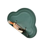 Wall Mounted Hair Dryer Holder for Bathroom Storage, No Punching | Foldable Design, PP and ABS Construction, Green Finish, Suitable for Bathroom and Rental Room Use
