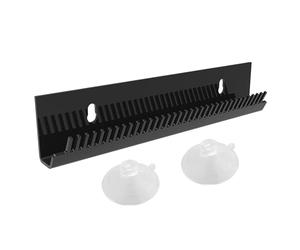 Wall Mounted Hair Extension Hook - 30 x 4 x 6 cm Acrylic 4 mm, Installation A, Washing Support | Home Salon Bathroom Bedroom Organization Storage Display Manu