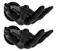 Wall Mounted Hand Basketball Holder Space Saving Creative Palm Shape Wall Organizer Sport Ball Hanging Rack Easy Installation Unique Hand Sculpture Ball Holder for Basketball Football Soccer Rugby