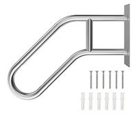 Wall-Mounted Handrail, Stainless Steel, 50.8cm, Black, Safe Support for 13 Steps, Easy Installation, Modern Design for Stairs and Home Use