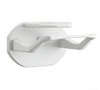 Wall Mounted Hat Holder Strong 20pcs Dual Hook Cap Hooks for Snapback Visors Bathroom Storage White 3.5cm Wide(White)
