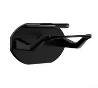 Wall Mounted Hat Holder Strong 20pcs Dual Hook Cap Hooks for Snapback Visors Bathroom Storage White 3.5cm Wide(Black)