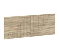 Wall-Mounted Headboard 140 x 3 x 50 cm Brown Engineered Wood Sonoma Oak