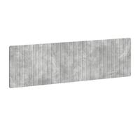 Wall-Mounted Headboard 180 x 3 x 50 cm Concrete Grey Engineered Wood