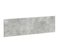 Wall-Mounted Headboard Alkmaar Concrete 180.5 x 3 x 50 cm Grey Engineered Wood