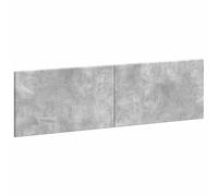 Wall Mounted Headboard Breda 180.5 x 3 x 50 cm Concrete Grey Engineered Wood
