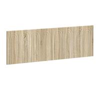 Wall-Mounted Headboard Sonoma Oak 161 x 3 x 50 cm Brown Engineered Wood