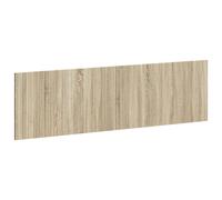 Wall-Mounted Headboard Sonoma Oak Engineered Wood 180 x 3 x 50 cm Brown