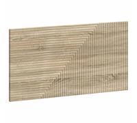 Wall Mounted Headboard Sonoma Oak Slim 100 x 3 x 50 cm Brown Engineered Wood