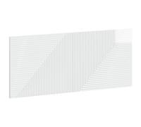 Wall-Mounted Headboard Wall-mounted HAARLEM Engineered Wood Modern vidaXL