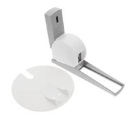 Wall Mounted Height Measuring Ruler for 2.2 Metre | High Precision Automatic Reading, Space Saving Wall Plate Setup, ABS and Iron Build, White Finish