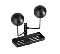 Wall Mounted Helmet Holder - Heavy Duty Metal Frame, Rust Resistant Storage Hook, Solid Load Capacity | Home Garage Riders Club Motorcycle Dirt Bike Gear Display Case Organization Equipment