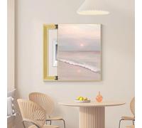 Wall Mounted Hidden Meter Box, Wall Mounted, Indoor Restaurant Electrical Meter Box Decoration Hidden Painting, Ideal for Your Home Protective lid,001,45 * 55cm