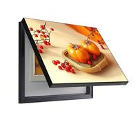 Wall Mounted Hide Meter Electric Hide Counter Decorative Upward Opening Electrical Panel Paintings Entrance Hall and Living Room(C,45x55cm)