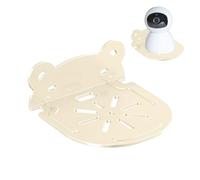 Wall-Mounted Holder for Security Camera - Baby Monitoring Device Floating Shelf | No Punching Media Players Wall Mount Organizer Stand for Home, Kitchen, Bedroom