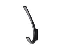 Wall-Mounted Hooks for Bedroom & Bathroom - Stylish Golden & Black Zinc Alloy Keychain & Cabinet Hanger - Durable Wall Hanging Accessories (Silver Finish)