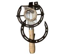 Wall Mounted Horseshoe Bottle Opener - Rustic Design Metal Wine Opener Tool for Western Farm Decor | Kitchen Home Bar Garage