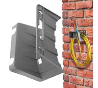 Wall Mounted Hose Holder | Heavy Duty Wall Mount - Garden Hose Storage - For Tap, Nozzle, Deck, Plumbing, Rail, Rail, Fence, Home, Pool, Camper, Balcony, Garage, Marine