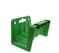 Wall Mounted Hose Pipe Hanger with Bracket for Garden Shed and Garage Storage, Made from Hard Plastic to Hold Up to 50m of Half-Inch Diam