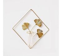 Wall-Mounted Hydroponic Planters, Wall Hanging Planter Containers with Glass Cup Vases, Home Decor Geometric Terrariums, Gift for Home Wedding Outdoor Indoor Centerpieces Decor