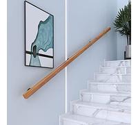 Wall Mounted il Kit for irs - 13ft Wooden Non-Slip Banister Rail for Indoor & Outdoor Steps ir ils for Safe & SLE
