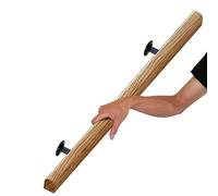 Wall-Mounted il - Solid Wood Stair Railing, Non-Slip Side-Mount il, Safety Support Rods for Hallway Transition (30cm/1ft)