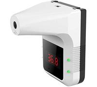 Wall-Mounted Infrared Thermometer, Bprtcra Automatic Hands Free Body Thermometer Body Temperature Scanner, Non-Contact Infrared Forehead Body Temperature Gauge, Offices Restaurants Schools Factories