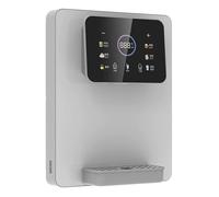 Wall Mounted Instant Heat Water Dispenser, 2200W Hot and Cold Water Dispenser with Child Lock, Heating Water Capacity 20L/h for Home, Office(White)