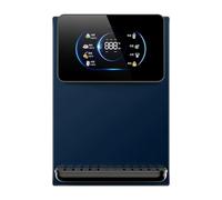 Wall Mounted Instant Heat Water Dispenser, 5 Levels Temperature Control, 5rd Level Water Volume Control, Automatic Cold Despenser with Child Lock(Blue)