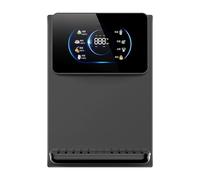 Wall Mounted Instant Heat Water Dispenser, 5 Levels Temperature Control, 5rd Level Water Volume Control, Automatic Cold Despenser with Child Lock(Black)