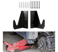 Wall Mounted Jack Stand Holder for Garage Hydraulic Jacks, Made from Heavy Duty Steel to Provide Reliable and Space Efficient Storage