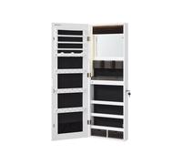 Wall Mounted Jewellery Cabinet Organizer with LED Lights