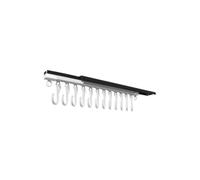 Wall-mounted Jewelry Display Save Space Removable Hooks Sliding Rail S Hooks Bracelet Necklace Watch Key Storage for Cabinet(Sliding Rail S Hooks)