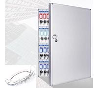 Wall-Mounted Key Box 11-KeyKey Safe for Property Management Office & Barn Storage Holds 180 Keys (6 x 47.6 x 91.1 cm)