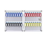 Wall-Mounted Key Box for Real Estate Managers - Secure Key Cabinet (24 Hooks) for Key Management Perfect for Realtors and Property Managers and Convenient Storage Solution