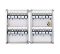 Wall Mounted Key Box nizer for Home Office & Real Estate Secure Key Management with Lock Holds 12 24 32 48 72 Keys Silver Finish & Stylish