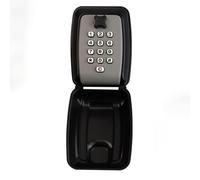 Wall-Mounted Key Box Waterproof 12-Digit Combination Lock Ultra-Robust Outdoor Key Safe for Home Garage School - Secure Storage Solution