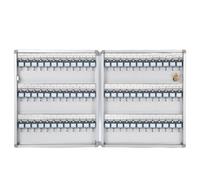 Wall Mounted Key Box with 72 Hoo Lockable Key Sto for Hotels Valets Car & House Keys (44 x 38 cm) - Secure Key ment Solut