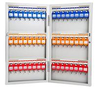 Wall Mounted Key Cabinet 48 Key Steel Security Box for Home nize 12 24 32 48 Keys Optional Key Holder for Indoor Use and Stylish Design