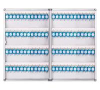 Wall-Mounted Key Cabinet - Secure Lock Box with 96 Durable Key Tags - Large Capacity nizer for Home Office Garage & Business - Key Storage Solution for Easy Access