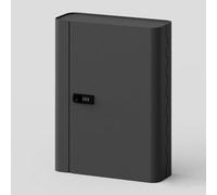 Wall-Mounted Key Lock Box for Real Estate - Secure Car Key & Tag Storage Black Key Management Box (16x13x3 in 40x32x8 cm)