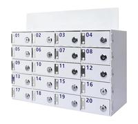 Wall-Mounted Key Lock Cabinet - Ideal for School Offices & Factory Key Storage - Secure Storage Solution for Safe Key Management & nization