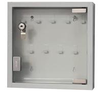 Wall Mounted Key Organizer - Secure Key Cabinet for 9 Keys - Perfect for Home & Office Storage Solutions